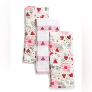 NEW Floral and Ladybug Kitchen Towel/pick 1